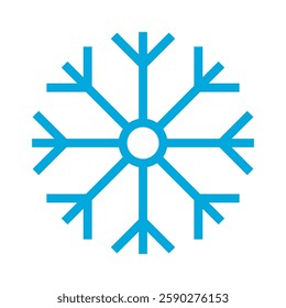 snowflake icon vector design templates