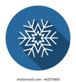 snowflake Icon, vector, icon flat