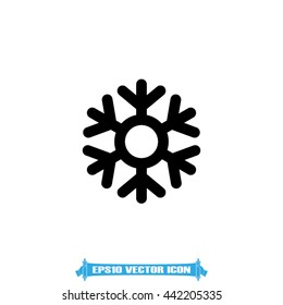 Snowflake icon vector illustration EPS 10.