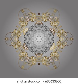 Snowflake Icon. Snowflake Vector illustration. Snowflake isolated on gray background. Vector illustration.