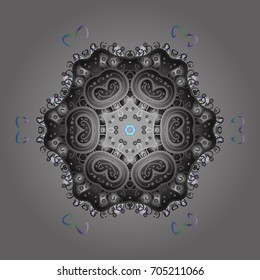 Snowflake Icon. Snowflake Vector illustration. Snowflake isolated on colorful background. Vector illustration.