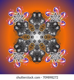 Snowflake Icon. Vector illustration. Snowflake Vector illustration. Snowflake isolated on background.