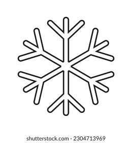 snowflake icon vector illustration logo design