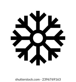 Snowflake icon vector, illustration logo template in trendy style