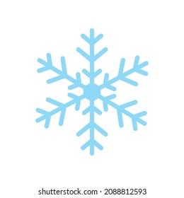 Snowflake icon vector illustration symbol