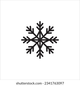snowflake icon vector illustration symbol