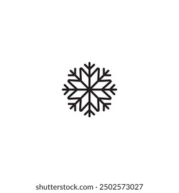 snowflake icon vector ilustration logo design