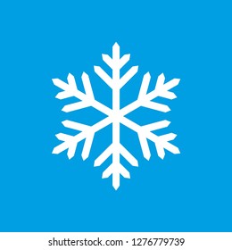 snowflake icon, vector on white background editable eps10