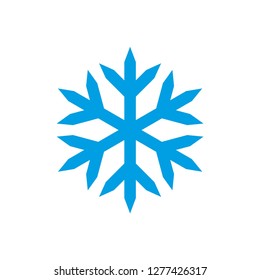 snowflake icon, vector on white background editable eps10
