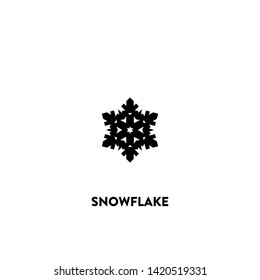 snowflake icon vector. snowflake sign on white background. snowflake icon for web and app