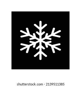 snowflake icon, Weather icon vector illustration.
