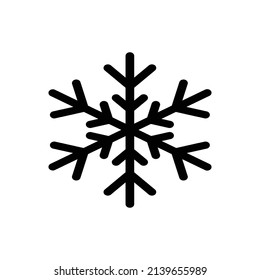 snowflake icon, Weather icon vector illustration.