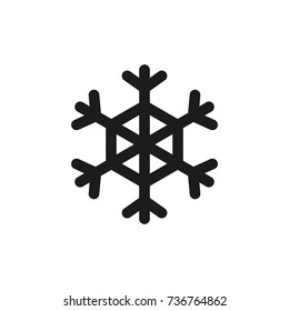 snowflake icon web christmas symbol black new year winter holiday merry christmas greeting card vector happy new year christmas background elements frost freeze wintertime invitation card snow flakes