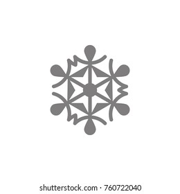 snowflake Icon. Web element. Premium quality graphic design. Signs symbols collection, simple icon for websites, web design, mobile app, info graphics on white background