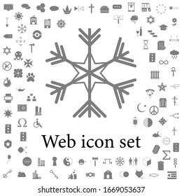 snowflake icon. web icons universal set for web and mobile