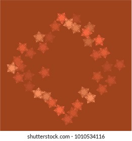 Snowflake icon which consists of isolated elements. Stylish, consist of beautiful elements in snowflake icon. Can be used as print, wallpaper, cards, poster, logo, background