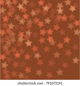 Snowflake icon which consists of isolated elements. Stylish, consist of beautiful  elements in snowflake icon. Can be used as print, wallpaper, cards, poster, logo, background 