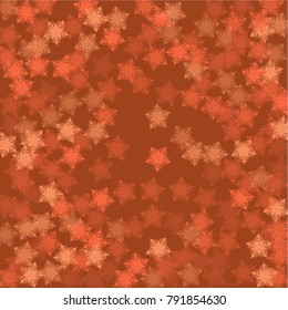 Snowflake icon which consists of isolated elements. Stylish, consist of beautiful  elements in snowflake icon. Can be used as print, wallpaper, cards, poster, logo, background 