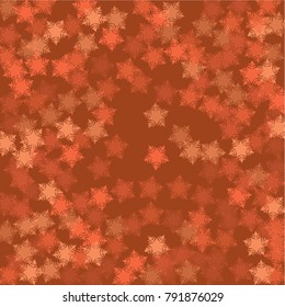 Snowflake icon which consists of isolated elements. Stylish, consist of beautiful  elements in snowflake icon. Can be used as print, wallpaper, cards, poster, logo, background 