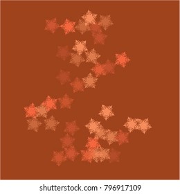Snowflake icon which consists of isolated elements. Stylish, consist of beautiful elements in snowflake icon. Can be used as print, wallpaper, cards, poster, logo, background