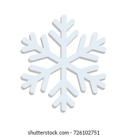 Snowflake icon white