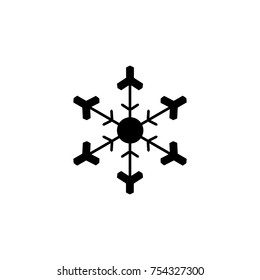snowflake icon. Winter element. Premium quality graphic design. Signs, outline symbols collection, simple thin line icon for websites, web design, mobile app, info graphics on white background