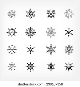 Snowflake icons