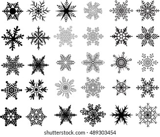 Snowflake icons