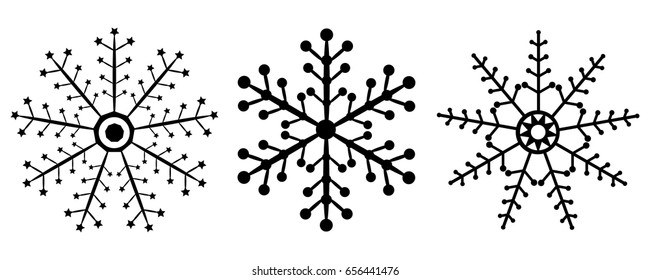 Snowflake icons