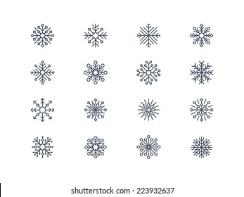 Snowflake Icons 6