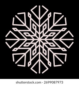 Snowflake Icons Set Crayon Chalk Drawing Vector. Christmas hand drawn snowflakes set for holiday greeting cards