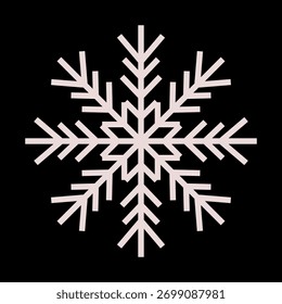 Snowflake Icons Set Crayon Chalk Drawing Vector. Christmas hand drawn snowflakes set for holiday greeting cards