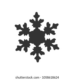 Snowflake icon.Snow vector.Winter sign isolated on white background.Simple vector illustration for web and mobile platforms.