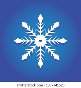 snowflake icon,symbol and vector,Can be used for web, print and mobile