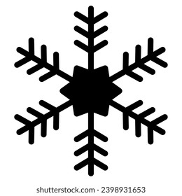 Iconos de ilustración de copo de nieve para web, aplicación, infografía, etc