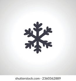 snowflake isolated icon on white background