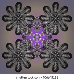 Snowflake isolated on colored background. Vector illustration. Snowflake Icon. Snowflake Vector illustration.