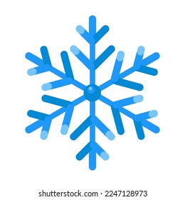 Snowflake isolated on white background