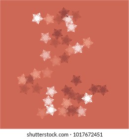 Snowflake isolated which consists of isolated elements. Stylish, consist of beautiful elements in snowflake isolated. Can be used as print, wallpaper, cards, poster, logo, background