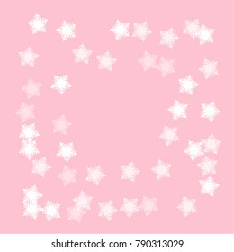 Snowflake isolated which consists of isolated elements. Stylish, consist of beautiful  elements in snowflake isolated. Can be used as print, wallpaper, cards, poster, logo, background 