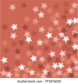 Snowflake isolated which consists of isolated elements. Stylish, consist of beautiful  elements in snowflake isolated. Can be used as print, wallpaper, cards, poster, logo, background 