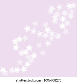 Snowflake landscape which consists of isolated elements. Stylish, consist of beautiful elements in snowflake landscape. Can be used as print, wallpaper, cards, poster, logo, background