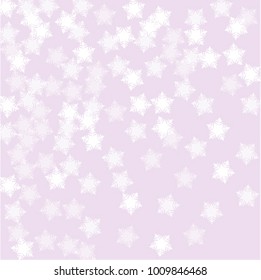 Snowflake landscape which consists of isolated elements. Stylish, consist of beautiful elements in snowflake landscape. Can be used as print, wallpaper, cards, poster, logo, background