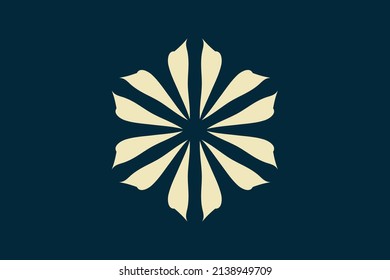 Snowflake Light Gold Design Good Vector Use