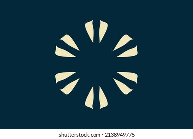 Snowflake Light Gold Design Good Vector Use