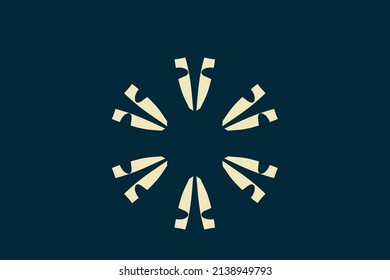 Snowflake Light Gold Design Good Vector Use