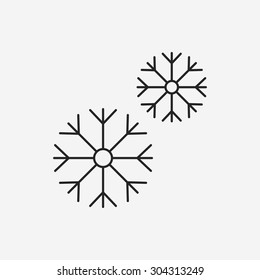 Snowflake Line Icon