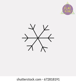 Snowflake Line Icon