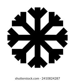 Icono de línea de copo de nieve. Grado, Celsius, frío, gripe, clima, invierno, hielo, Kelvin, escalofríos, Fahrenheit. Icono de vector para negocios y publicidad