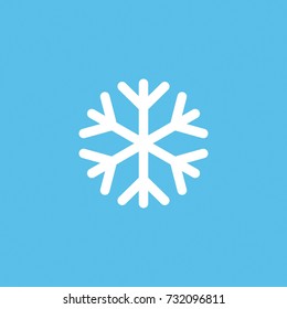 Snowflake Line Vector Icon